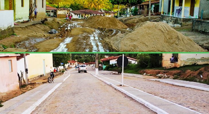 Prefeitura inaugura drenagem, pavimentação e iluminação no Povoado do Caldeirão de Cima