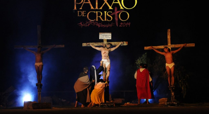 Espetáculo da Paixão de Cristo emociona público, em Palmeira dos Índios