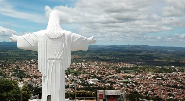 Obra no entorno do Cristo Redentor será inaugurada neste Domingo de Páscoa, em Palmeira