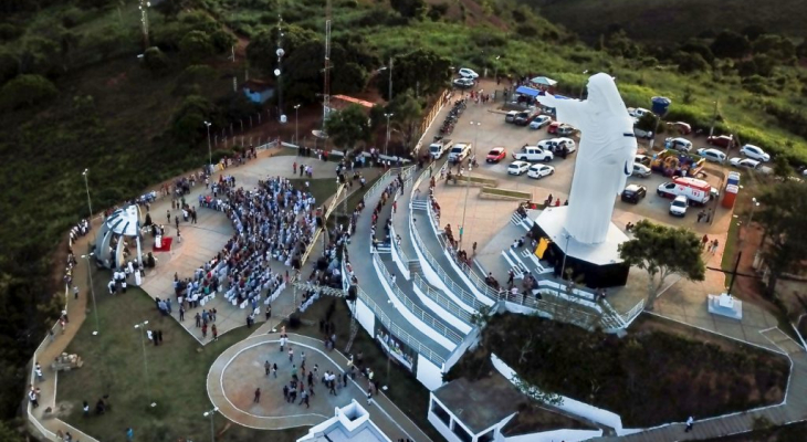 Obra de revitalização do Cristo Redentor é inaugurada com festa, em Palmeira