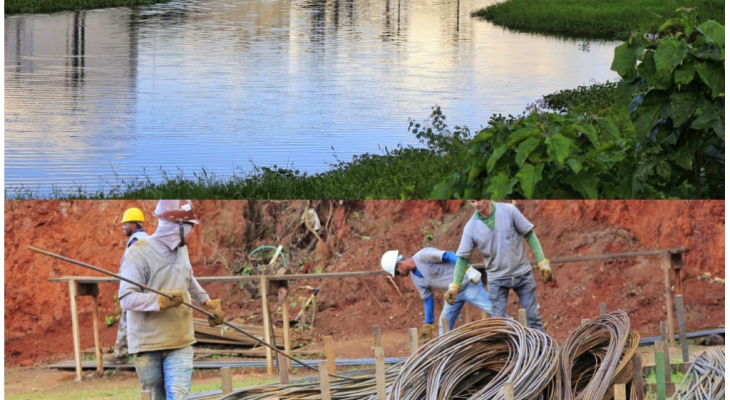 Obras do Lago do Goiti avançam em Palmeira dos Índios