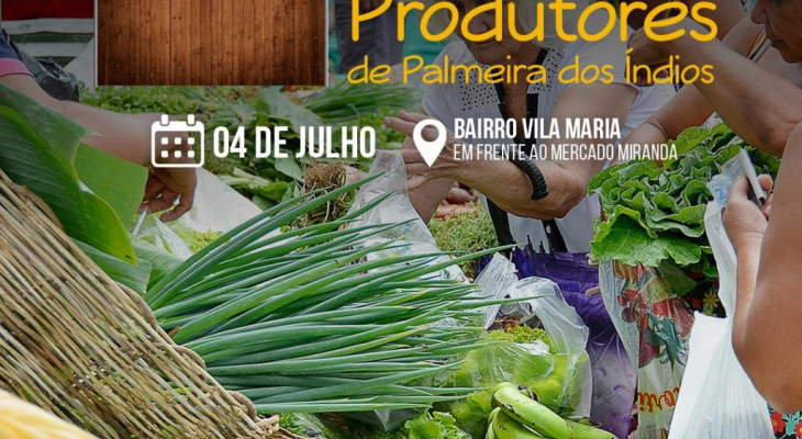 Prefeitura de Palmeira realizará 17ª Feira dos Produtores nesta quinta (4)