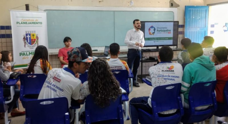 Secretaria de Planejamento faz oficina sobre Orçamento Participativo com alunos da rede estadual de ensino público