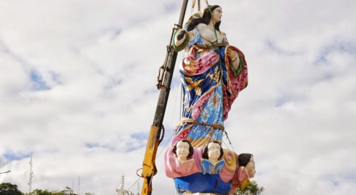 Inauguração do monumento de Nossa Senhora do Amparo é adiada em Palmeira