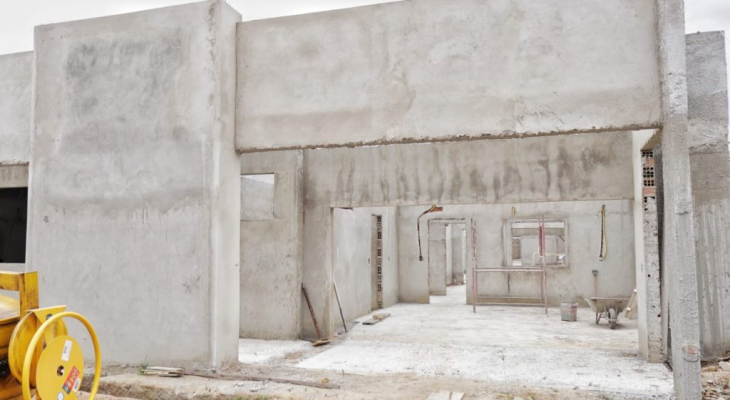 Obra da creche Graça Barros avança no conjunto Edval Gaia