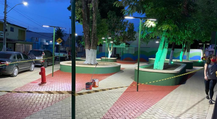 Prefeitura de Palmeira entregará manutenção da Praça do Queijeiro nesta quinta (1) sem público