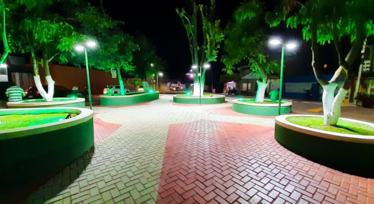 Prefeito Júlio Cezar entrega manutenção da Praça Rosendo Rodrigues de Oliveira, em Vila Maria