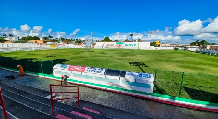 Prefeitura acelera obras no Juca Sampaio para receber jogo histórico pela Série D do Brasileirão