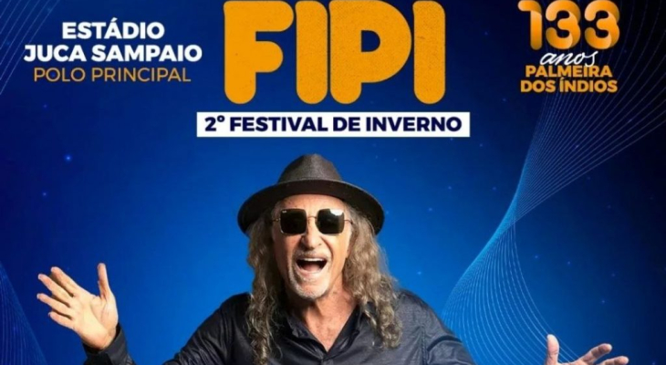 Alceu Valença se apresenta em Palmeira dia 18 e divulga FIPI pelas redes sociais