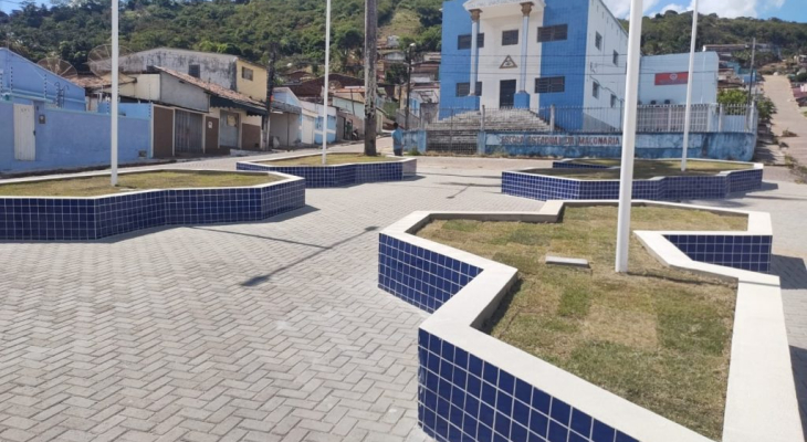 Praça da Maçonaria entra na etapa final de conclusão da obra