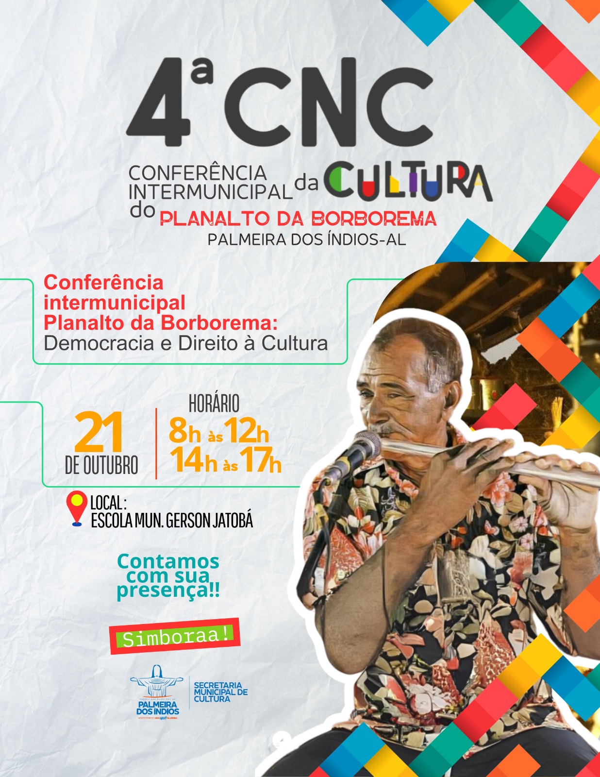 Cultura na escola para todos!